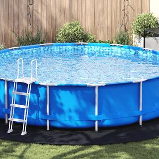 Pool Bundark Sort Ø 610 cm Polyester geotekstil