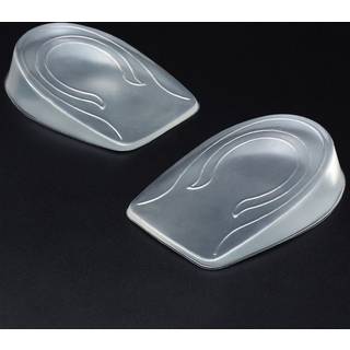 Hælindlæg med højde og støtte til mænd - Silikone, 1 par