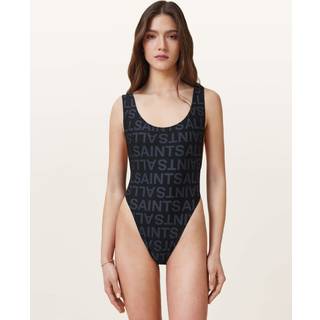 All Saints AllSaints Black Cay As Swimsuit