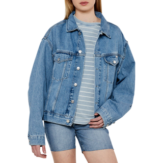 Boxy Denim Jacket - Denim - S