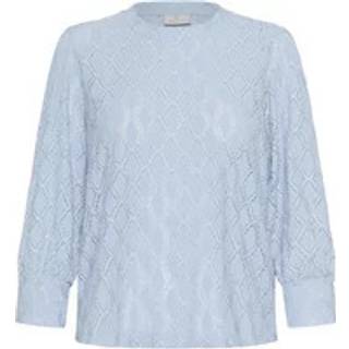 Kaffe Katio Lace Blouse Bluser 10509843 Soft Chambray (SMALL)