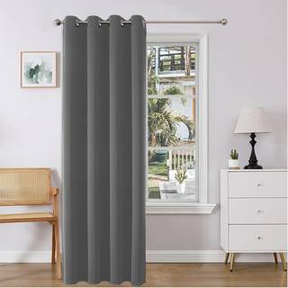 JoyDeco Blackout Gardiner 108 tommer længde 1 Panel Indstil termisk isolerede lange gardiner og gardiner Rum mørkere Grommet gardiner til stue so