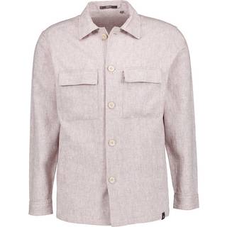 BOGGI MILANO Herren Overshirt braun meliert