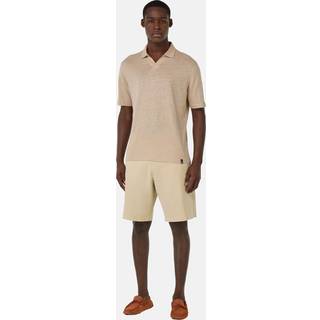 BOGGI MILANO Herren Polo-Shirt beige meliert