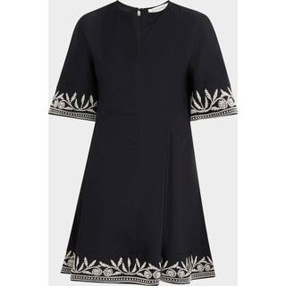 Mary kjole i økologisk bomuld - Black - 36