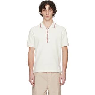 Thom Browne Cotton polo shirt - white - XXL