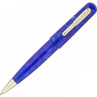 Conklin All American Ballpoint Pen in Lapis Blue med 18K guldbelagte accenter - Elegant design og premium h?ndv?rk