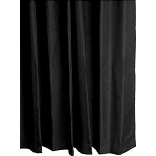 Badeforhæng i plast 180x200 cm - sort