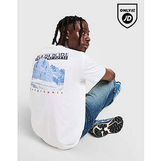 Napapijri Mirada Back Graphic T-Shirt, Hvid - L