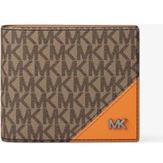MK Cooper Signature Logo Billfold Wallet - Orange - Michael Kors - ONE SIZE
