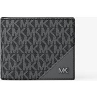 MK Cooper Signature Logo Billfold Wallet - Grey - Michael Kors - ONE SIZE