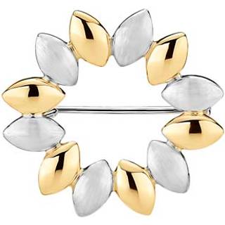 Lund Copenhagen broche i sølv og forgyldt