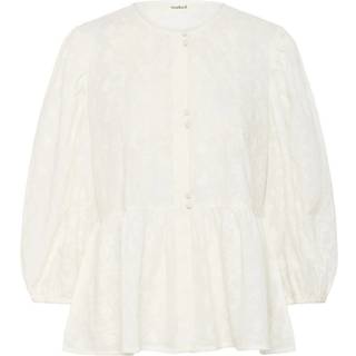 Soaked In Luxury Slisja Blouse Ss Bluser 30408626 Broken White (LARGE)