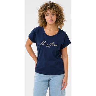 Cream Crtinea T-Shirt Toppe & T-Shirts 10613805 Perfectly Pale Maritime (MEDIUM)