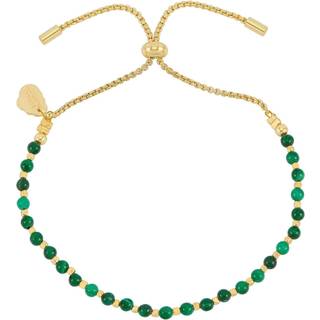 Estella Bartlett Estella Bartlett Gold Tone Wellness Malachite Amelia Bracelet