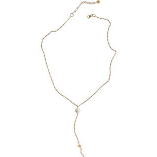 Callas Y-Shape Necklace - Gold - Stine A - Guld One Size