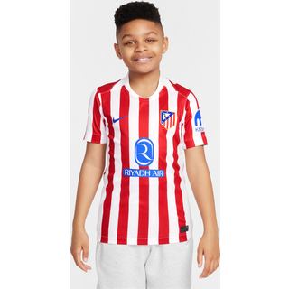 Club Atlético de Madrid 2025/26 Stadium Home Nike Dri-FIT Replica-fodboldspillertrøje til større børn - rød - XS