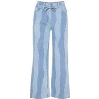 Soaked In Luxury Slmaisa Jeans Bukser 30408380 Medium Blue Torn Stripes (SMALL)