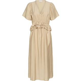 Kaffe Kajasmin Frill Dress Kjoler 10510971 Smoke Gray Cc (42)
