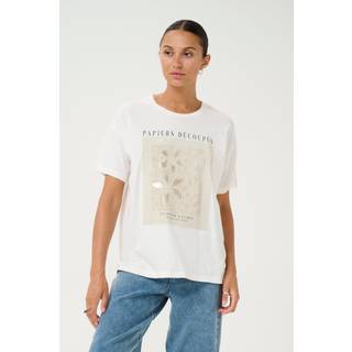 Kaffe KAfin T-shirt - Hvid - Str XS - Damer