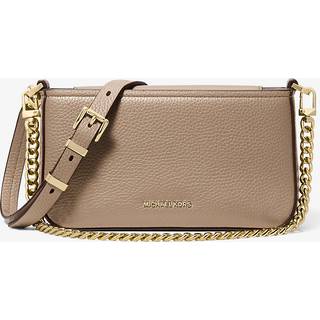 MK Bryant Small Pebbled Leather Convertible Pochette - Natural - Michael Kors - ONE SIZE