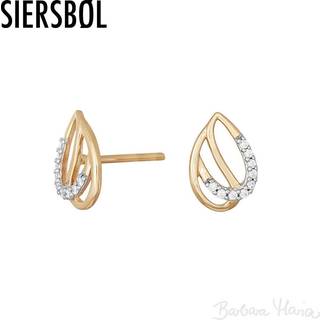 Siersbøl 8kt guld ørestikkere - 355005CZ3
