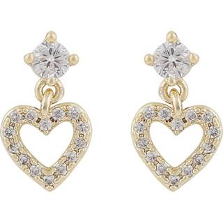 Snö Of Sweden Nisi Heart Earring Gold Onesize