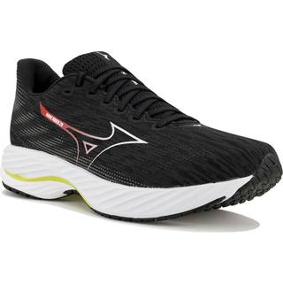 Mizuno Men's Wave Rider 28 Black/white/evening Primrose, 44.5