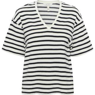 Part Two Ryliepw Ts Toppe & T-Shirts 30309677 Black And Eggnog Stripe (XSMALL)
