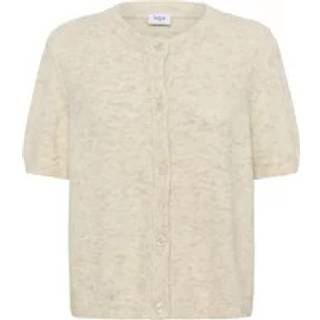 Saint Tropez Zanettsz Ss Cardigan Strik 30514302 Creme Melange (SMALL)