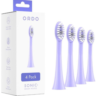 Børstehoveder til Ordo Sonic El-tandbørste 4 stk. Pearl Violet