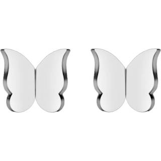 Muli Collection Butterfly Studs Silver