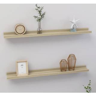 Væghylder Sonoma-Eg - 2 / 80 x 9 x 3 cm