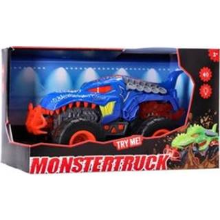 Monstertruck Dino med lys og lyd – actionbil for børn