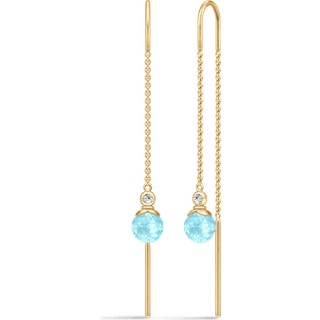 Berry Chain Earrings Ice Blue