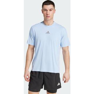 Designet-til-Træningsintensitet T-shirt - Glow Blue - S