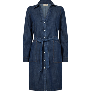 Mos Mosh Mmmalti Denim Dress Kjoler 168460 Dark Blue (S)