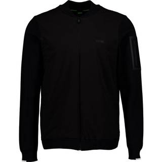 BOSS Green Herren Strickjacke schwarz unifarben