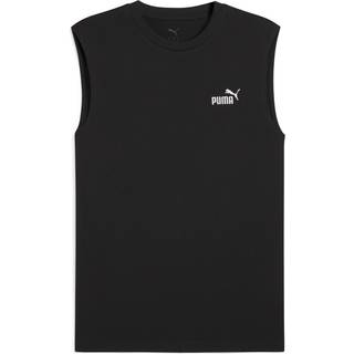 Men&#39;s Puma Essentials No. 1 Logo Sleeveless T-Shirt, Black, Size XL, Clothing - Black - XL