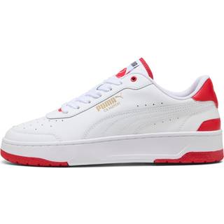 Puma CA Match Sneakers, White, Size 44, Shoes - Red - 44