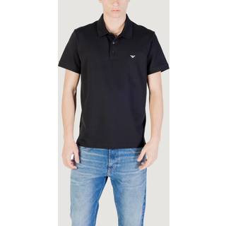 Emporio Armani Short Sleeved Polo T Shirt Black