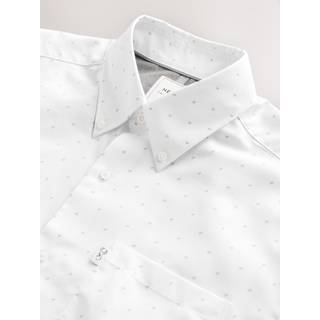 Next Easy Iron Button Down Kortærmet Oxford skjorteSmall