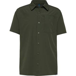 Odlo Essential Shirt S/S Skjorte Herrer størrelse XL farve olivengrøn