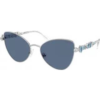 Swarovski Kvinde SK7034 401A80 Solbriller Metal Sølv Blå Sommerfugl Normal