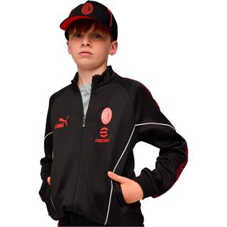 PUMA AC Milan KING Anthem Jacket Youth, Clothing, Black/Red, 9-10Y
