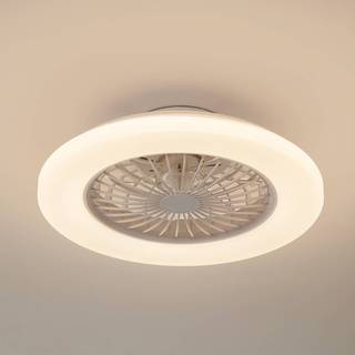 Lindby LED-loftventilator Vedin, DC, støjsvag, Ø 49 cm, CCT