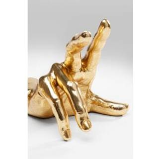 KARE bogstøtte Holding Fingers, guldfarvet, sæt med 2 stk