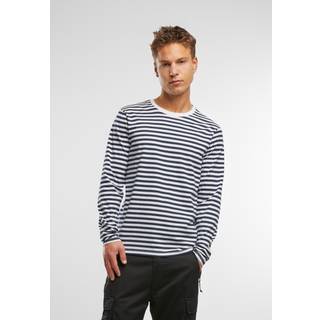 Brandit Jerseyshirt Stripe Long Sleeve T-Shirt Navy-White