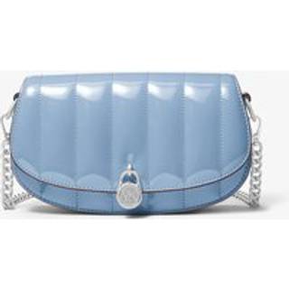 MK Mila Small Patent Convertible Crossbody Bag - Blue - Michael Kors - ONE SIZE