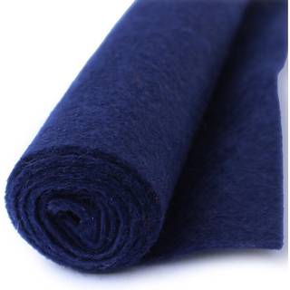 Midnight Dance Navy Blue - Uld Felt overdimensioneret ark - 35% uldblanding - 1 12x18 tommer ark